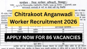 Chitrakoot Anganwadi Worker Recruitment 2026