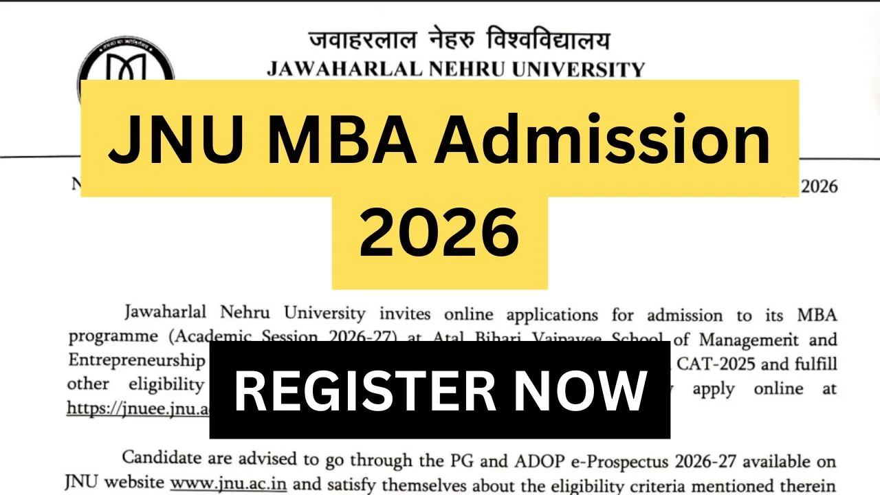 JNU MBA Admission 2026