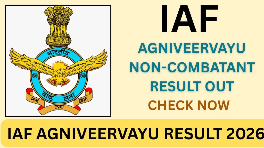 IAF AGNIVEERVAYU RESULT 2026